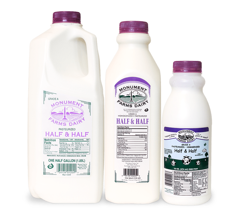 Local Half and Half | Monument Fresh Vermont Dairy Distributor